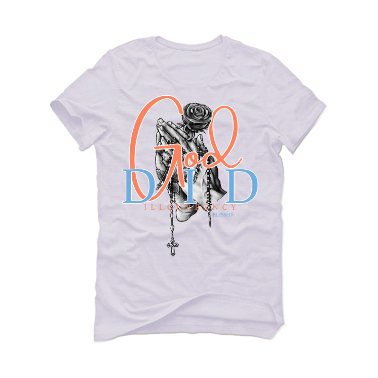 DJ Khaled x Air Jordan 5 “Crimson Bliss” White T-Shirt (GOD DID)