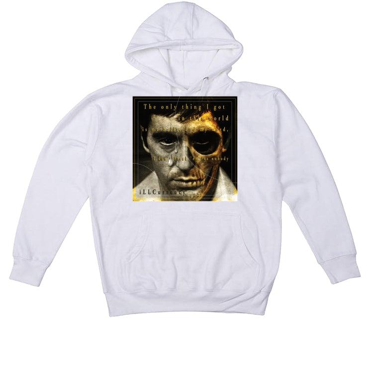 Air Jordan 4 “Lightning”2021 White T-Shirt (THE ONLY THING I GOT) - illCurrency Sneaker Matching Apparel