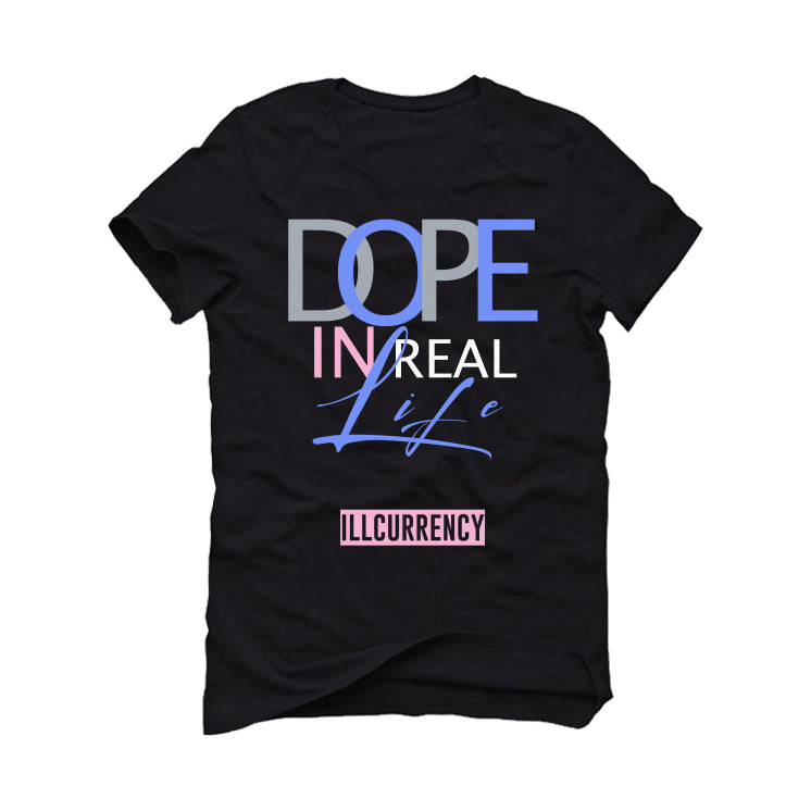 Air Jordan 7 SE "Sapphire" | illCurrency Black T-Shirt (DOPE)