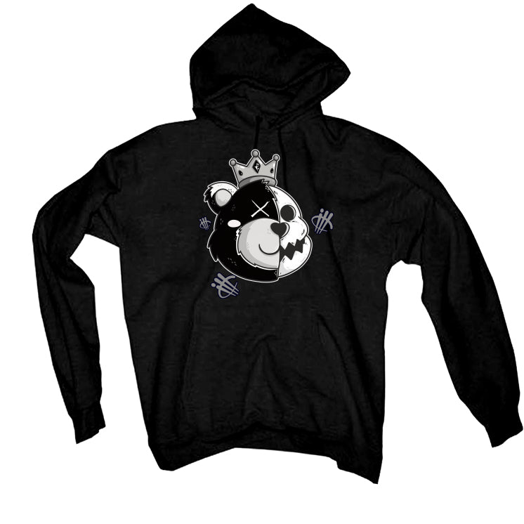 Air Jordan 1 High 85 Black White - Black T-Shirt (HALF KING BEAR)