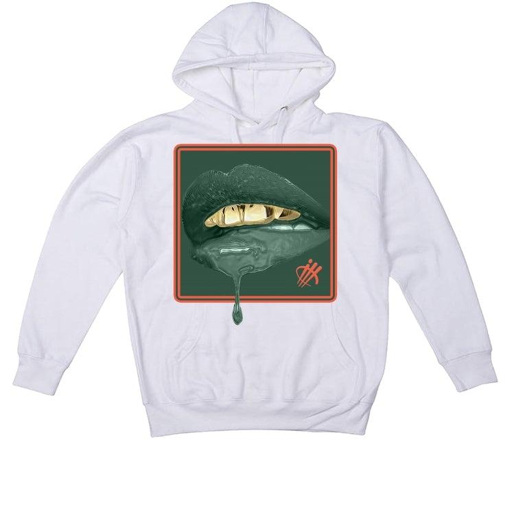 Nike Air Barrage Mid Orange Green White T-Shirt (LIPSTICK) - illCurrency Sneaker Matching Apparel