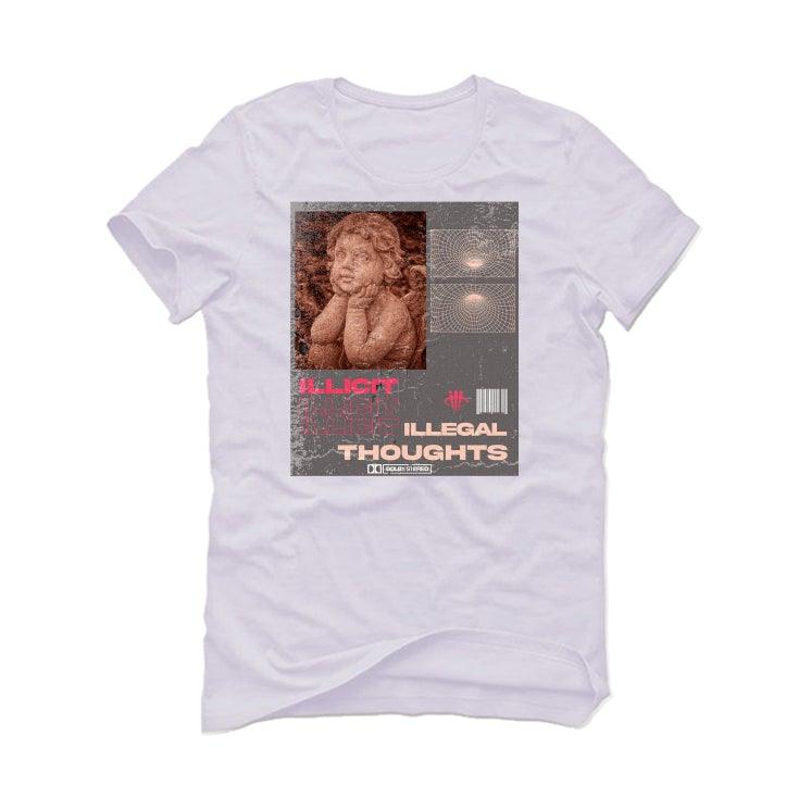 Jordan 5 Low Arctic pink White T-Shirt (ILLICIT) - illCurrency Sneaker Matching Apparel