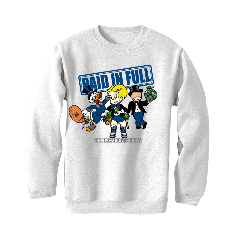 Air Jordan 1 High OG “True Blue” White T-Shirt (Paid in Full)