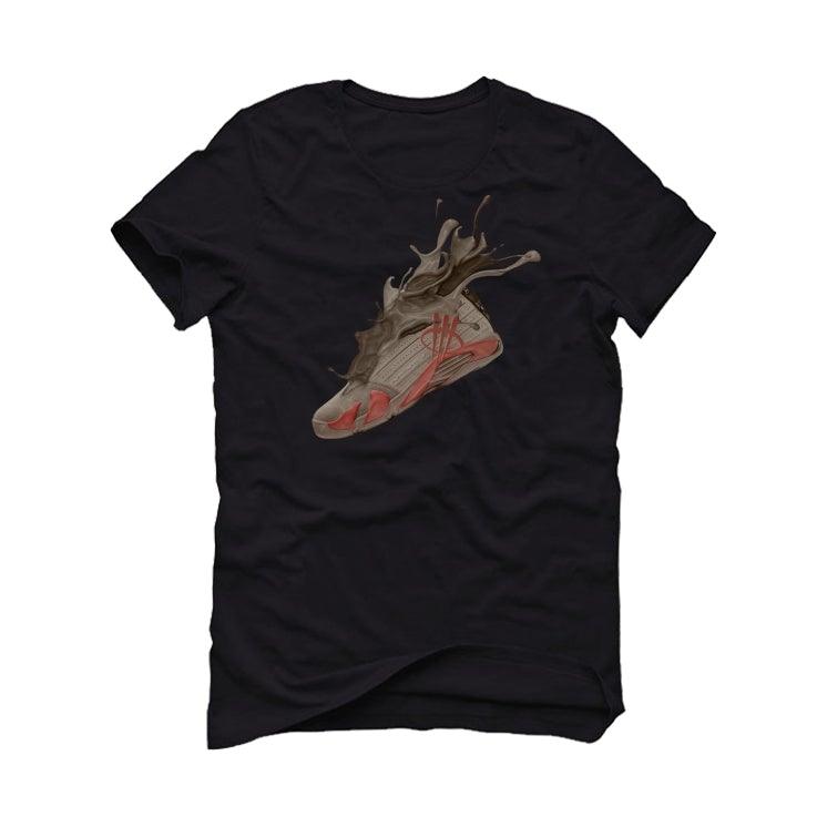 Air Jordan 14 Low “Terracotta” Black T-Shirt (TERRA SPLASH) - illCurrency Sneaker Matching Apparel