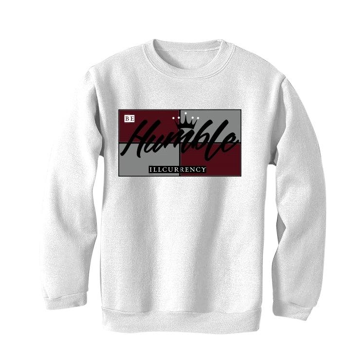 Air Jordan 8 WMNS Burgundy White T-Shirt (Be Humble) - illCurrency Sneaker Matching Apparel