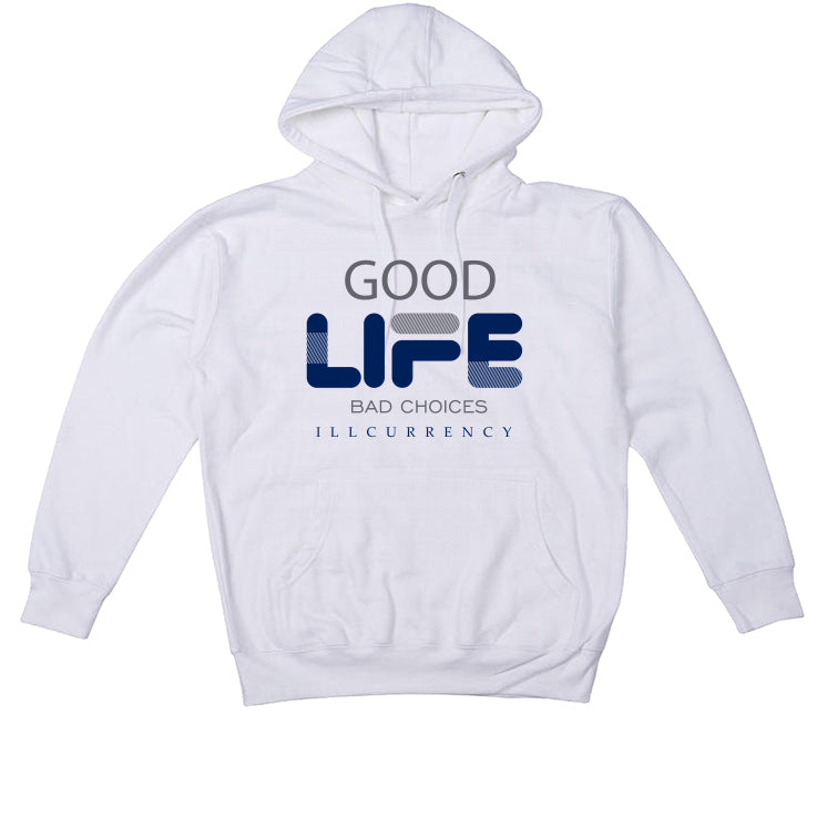 Air Jordan 4 “Midnight Navy” White T-Shirt (Bad Choices)