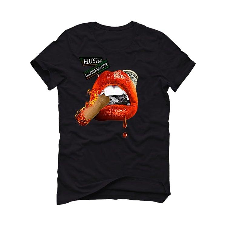 AIR JORDAN 13 RETRO (STARFISH) 2021 Black T-Shirt (HABANERO LIPS) - illCurrency Sneaker Matching Apparel