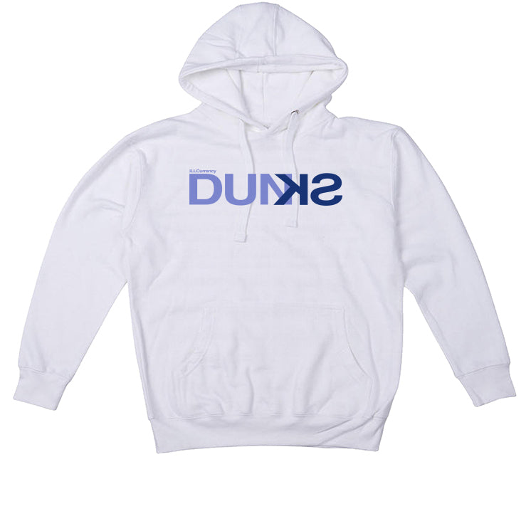 Kids Nike Dunk Low "Blueberry" White T-Shirt (DUNK OFFICIAL)