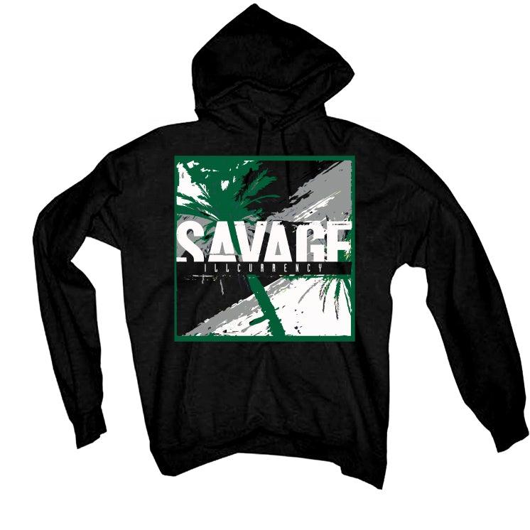 Air Jordan 3 “Pine Green” Black T-Shirt (SAVAGE) - illCurrency Sneaker Matching Apparel