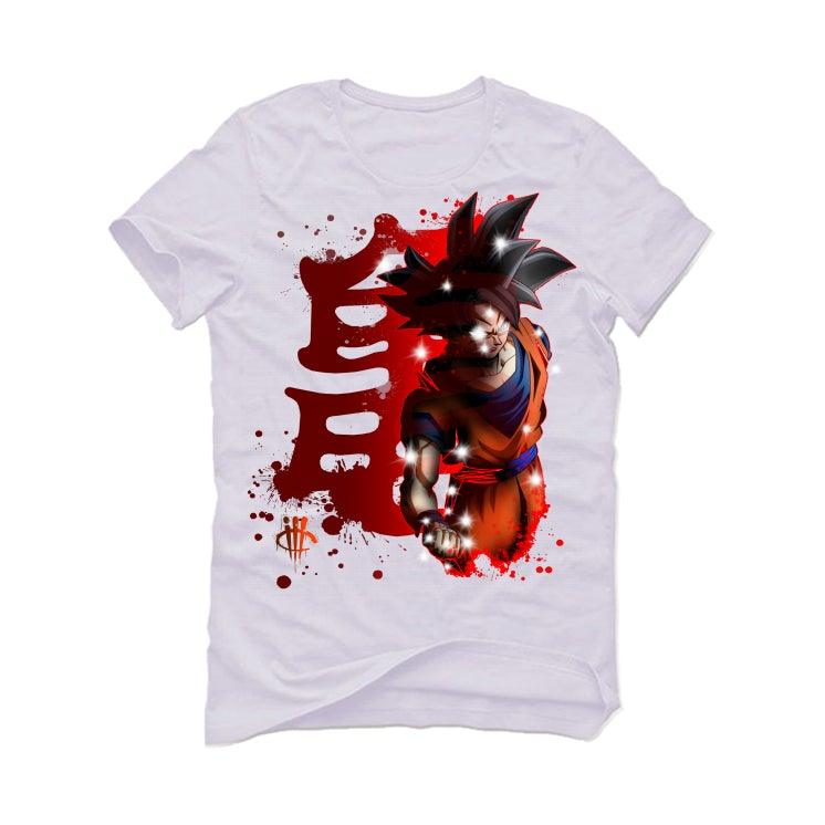 Air Jordan 12 “Twist” 2021 White T-Shirt (Goku) - illCurrency Sneaker Matching Apparel