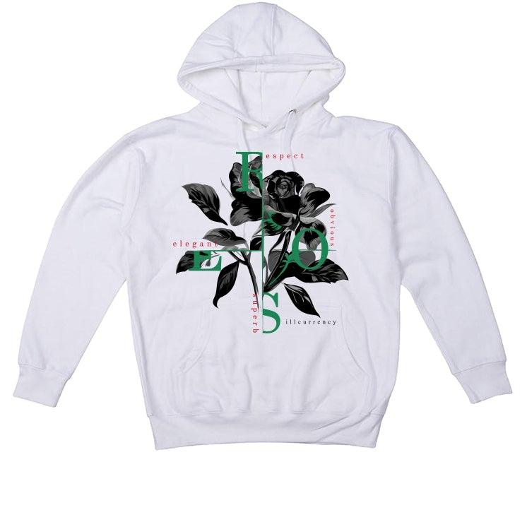 Air Jordan 1 Retro High OG 'Lucky 2020 White T-Shirt (Roses) - illCurrency Sneaker Matching Apparel