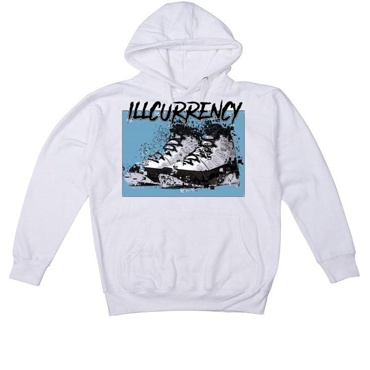 Air Jordan 9 University Blue 2020 White T-Shirt (Shattered Kicks) - illCurrency Sneaker Matching Apparel