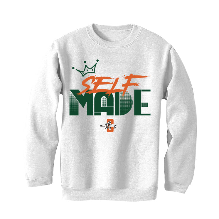 Nike Dunk Low “Miami Hurricanes” White T-Shirt (Self Made)