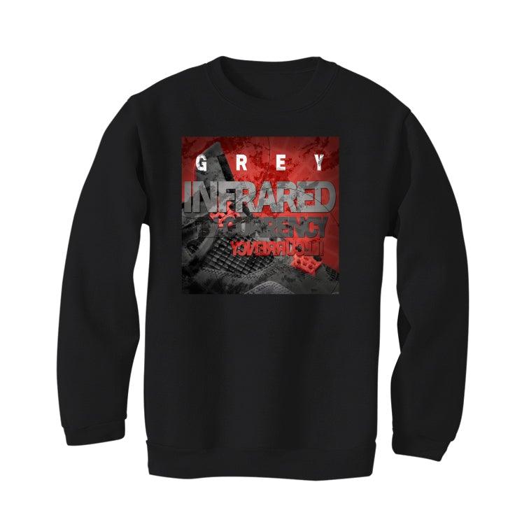 Air Jordan 4 “Infrared” Black T-Shirt (GREY INFRARED) - illCurrency Sneaker Matching Apparel