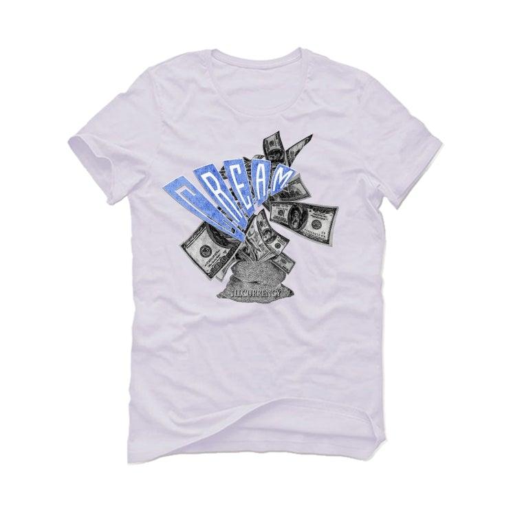 Air Jordan 5 “Stealth 2.0” Hyper Royal White T-Shirt (C.R.E.A.M.) - illCurrency Sneaker Matching Apparel