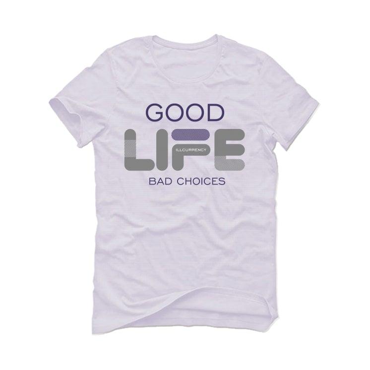 Air Jordan 7 Retro 'Flint' 2021 White T-Shirt (Bad Choices) - illCurrency Sneaker Matching Apparel