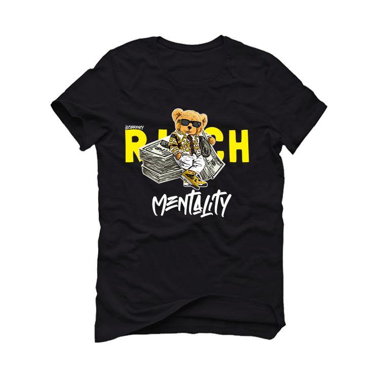 Air Jordan 4 “Lightning”2021 Black T-Shirt (Rich Mentality) - illCurrency Sneaker Matching Apparel