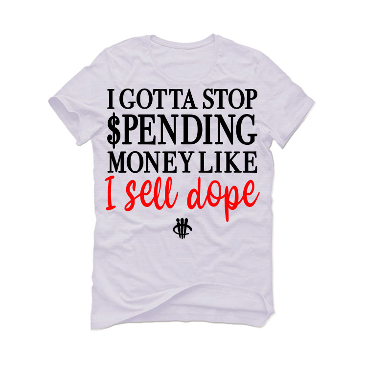 Air Jordan 11 “Cherry” White T-Shirt (Gotta Stop Spending Money)