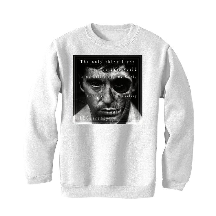 Air Jordan 5 “Oreo”2021 White T-Shirt (ONLY THING I GOT (PACINO)) - illCurrency Sneaker Matching Apparel