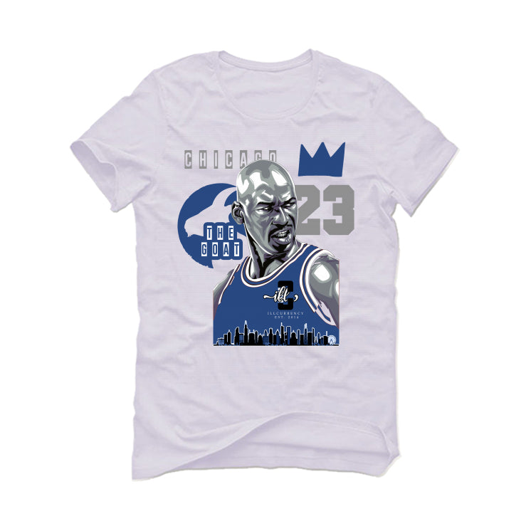 Air Jordan 13 “French Blue” White T-Shirt (The Goat)