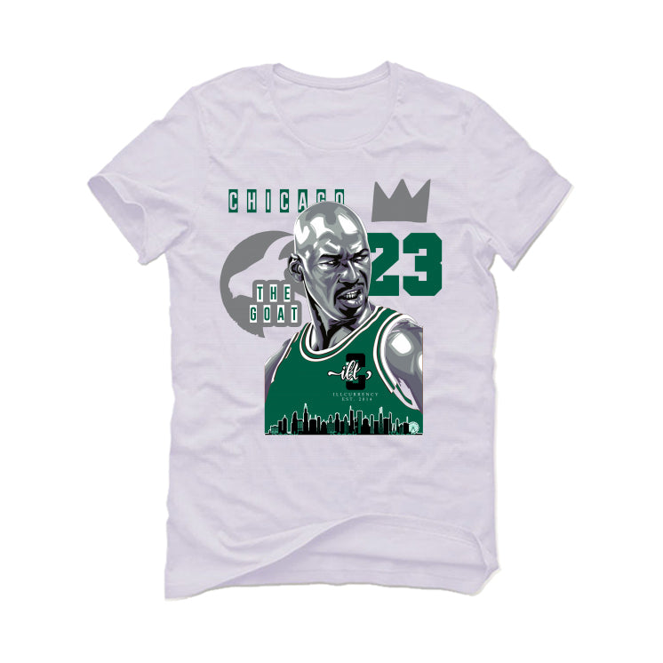 Air Jordan 1 High OG “Gorge Green” White T-Shirt (The Goat)