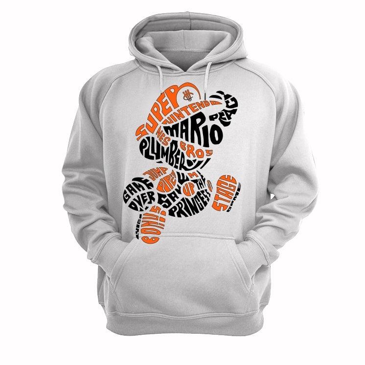 Air Jordan RETRO 1 (Orange black) 2019 White T-Shirt (Mario bro’s ) - illCurrency Sneaker Matching Apparel