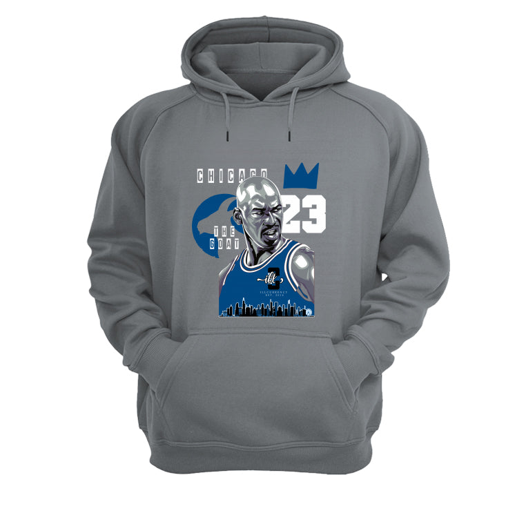 Air Jordan 1 High OG “True Blue” Grey T-Shirt (The Goat)