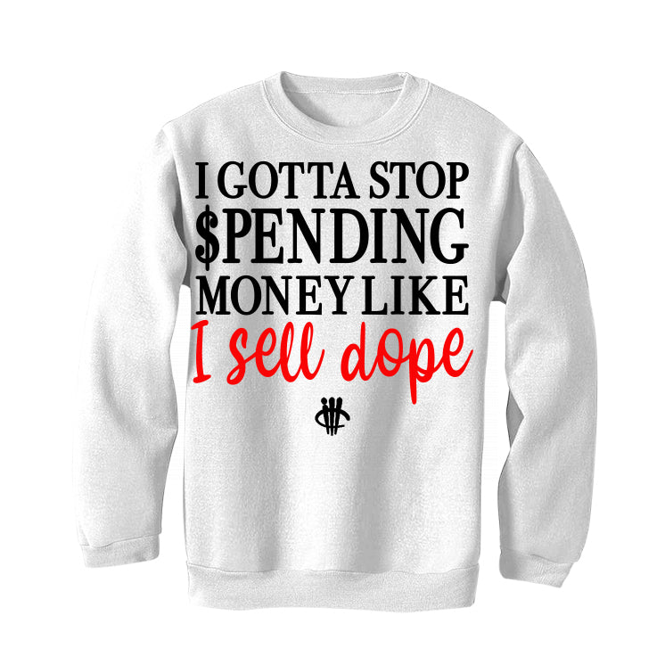 Air Jordan 9 “Fire Red” White T-Shirt (Gotta Stop Spending Money)