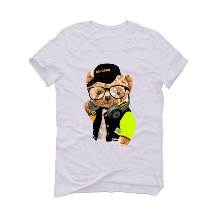 AIR JORDAN 1 HI VOLT GOLD 2021 White T-Shirt (ill C bear) - illCurrency Sneaker Matching Apparel