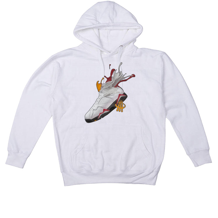 Air Jordan 7 “Cardinal” White T-Shirt (SPLASH)