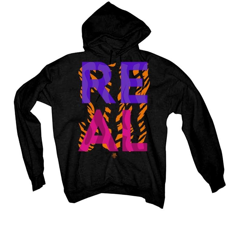 Air Jordan 4 Retro Rush Violet Black T-Shirt (Stay Real) - illCurrency Sneaker Matching Apparel