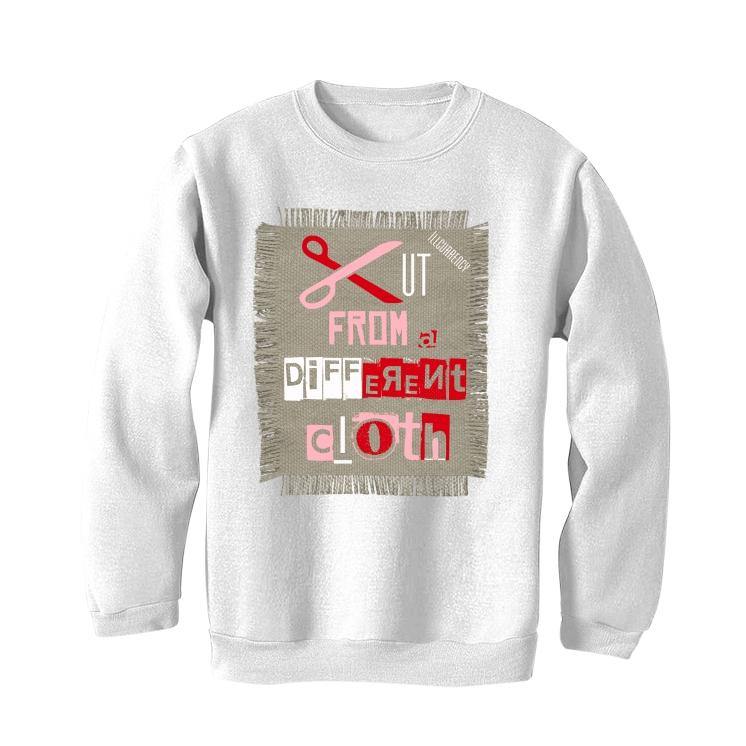 Air Jordan 5 GS Pink Foam White T-Shirt (Cut from a different cloth) - illCurrency Sneaker Matching Apparel