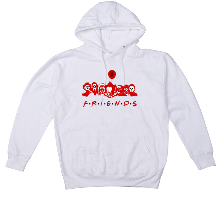 The Air Jordan 6 “Red Oreo” | ILLCURRENCY White T-Shirt (F R I E N D S)