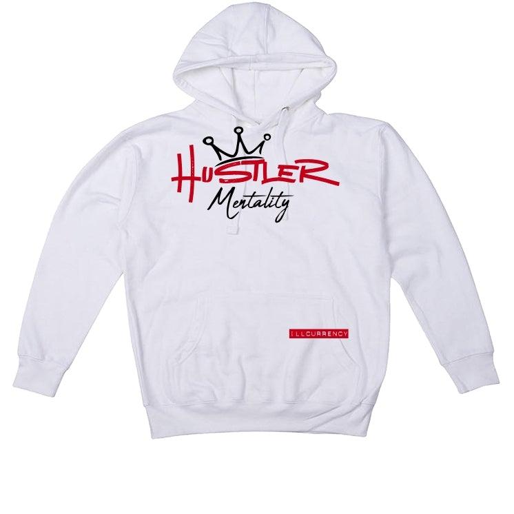 Air Jordan 6 “Carmine” 2021 White T-Shirt (Hustler Mentality) - illCurrency Sneaker Matching Apparel