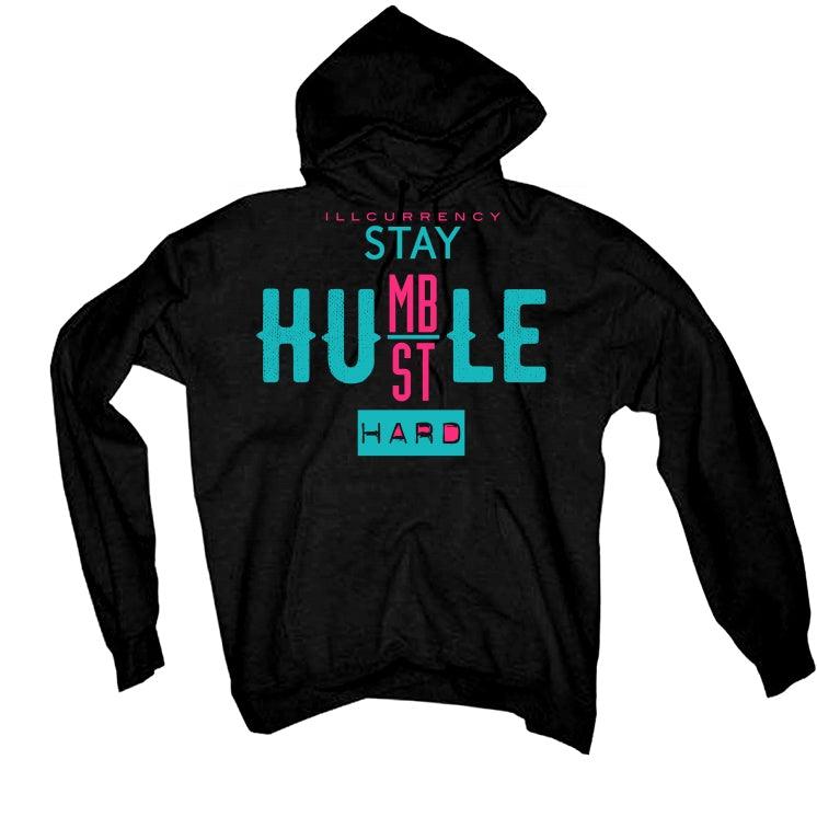 Nike Lebron 8 South Beach 2021 Black T-Shirt (Stay Humble Hustle Hard) - illCurrency Sneaker Matching Apparel