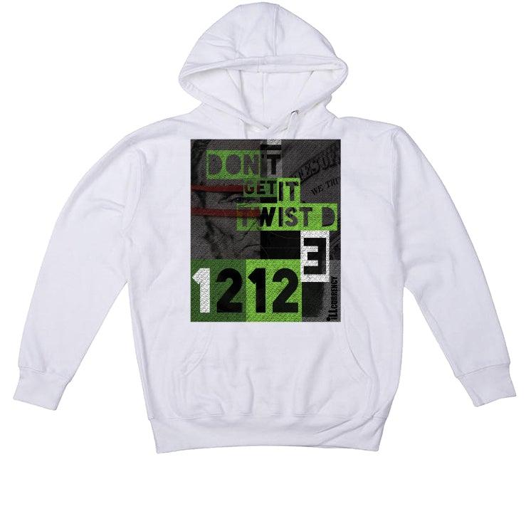 Air Jordan 6 “Electric Green” White T-Shirt (DON'T GET IT TWISTED) - illCurrency Sneaker Matching Apparel