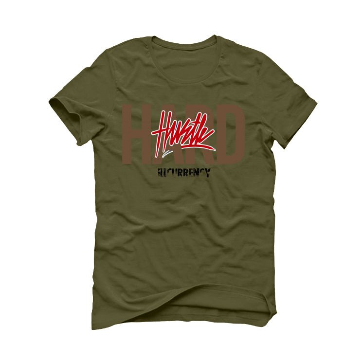 Air Jordan 9 Boot NRG “Beef and Broccoli” Military Green T-Shirt (Hustle Hard)