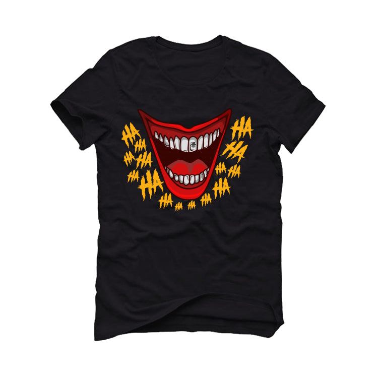 Air Jordan 7 “Citrus” 2022 Retro Black T-Shirt (ha ha ha)