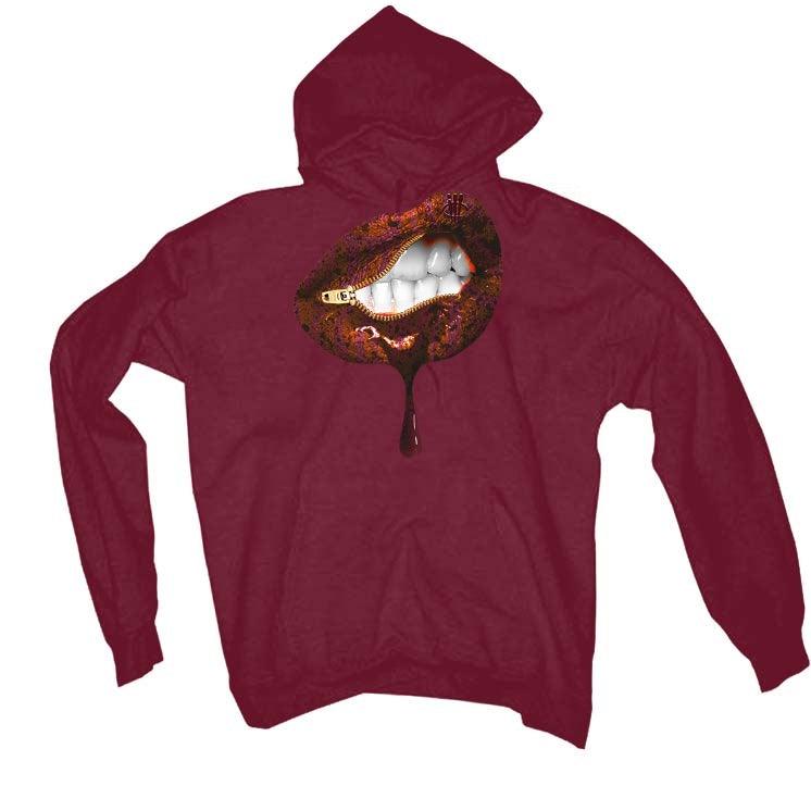 Patta x Nike Air Max 1 “Rush Maroon” Maroon T-Shirt (LIPS UNSEALED) - illCurrency Sneaker Matching Apparel