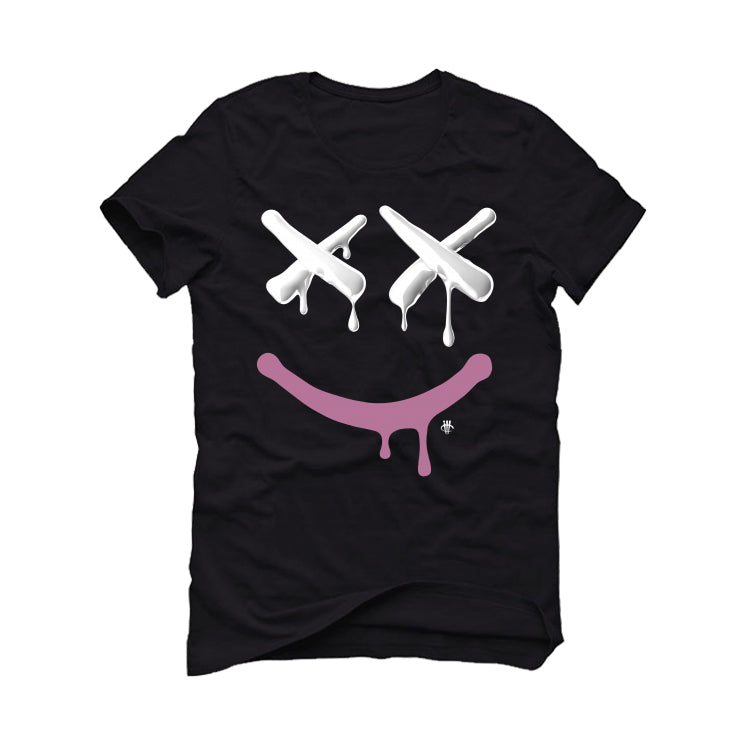 Air Jordan 1 Mid "Berry" Black T-Shirt (Happy Drip)