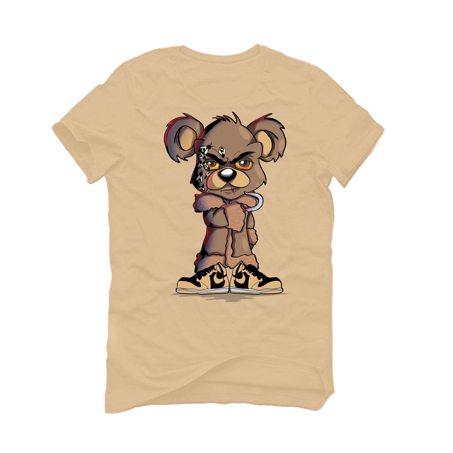 Air Jordan 1 High OG “Heirloom” Tan T-Shirt (Candyman)