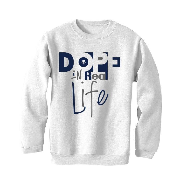 Jordan 1 Retro High COJP Midnight Navy White T-Shirt (Dope in real life) - illCurrency Sneaker Matching Apparel