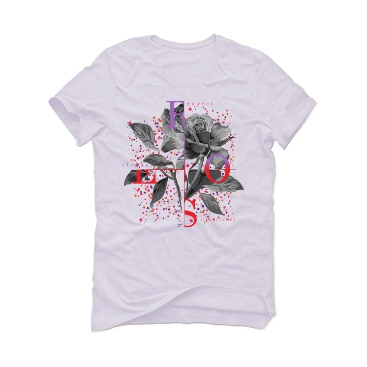 Air Jordan 5 GS Easter White T-Shirt (Roses) - illCurrency Sneaker Matching Apparel