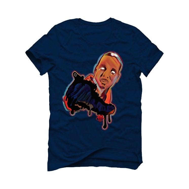 Nike Air Foamposite Pro “USA” Navy Blue T-Shirt (da hard way) - illCurrency Sneaker Matching Apparel