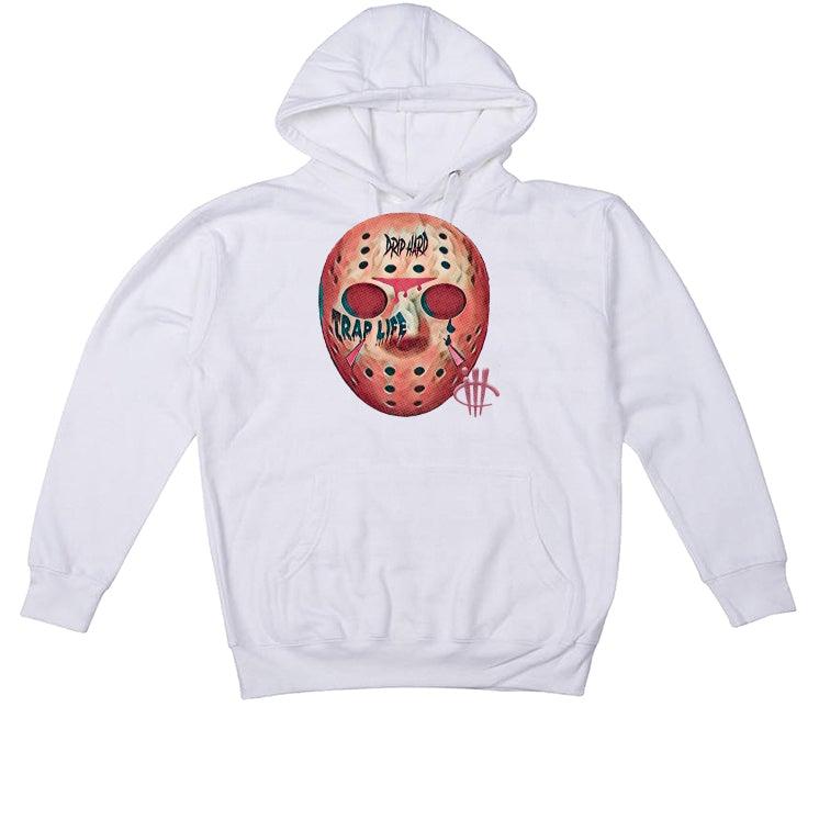 Air Jordan 3 “Rust Pink” 2021 White T-Shirt (HOCKEY MASK) - illCurrency Sneaker Matching Apparel