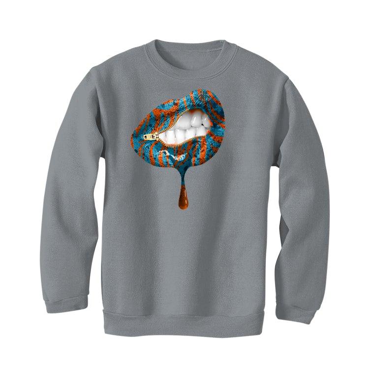 adidas Yeezy Boost 700 “Wash Orange” Grey T-Shirt (LIPS UNSEALED) - illCurrency Sneaker Matching Apparel