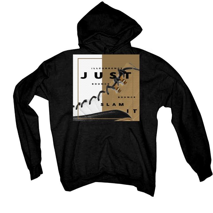 Air Jordan 12 “Royalty” Black T-Shirt (BOUNCE 12) - illCurrency Sneaker Matching Apparel