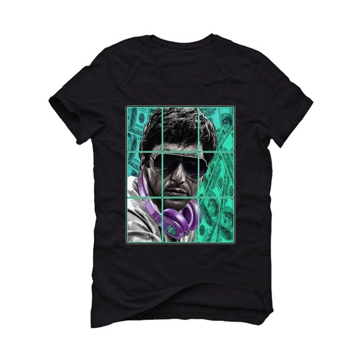Air Jordan 13 “Island Green” Black T-Shirt (Pacino) - illCurrency Sneaker Matching Apparel