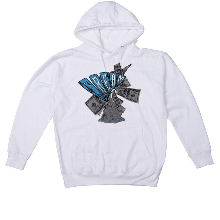 AIR JORDAN 1 HIGH OG “UNIVERSITY BLUE”| ILLCURRENCY White T-Shirt (C.R.E.A.M.)