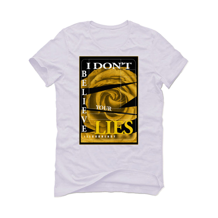 Air Jordan 1 High OG “Taxi” White T-Shirt (I DON'T BELIEVE YOUR LIES)